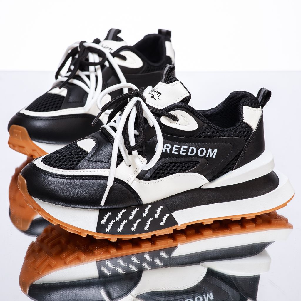 Дамски спортни обувки Jason Бяло/черен #13409