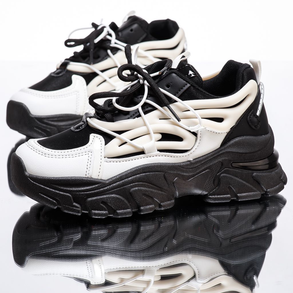 Дамски спортни обувки Alecia черен/Бежово #13462