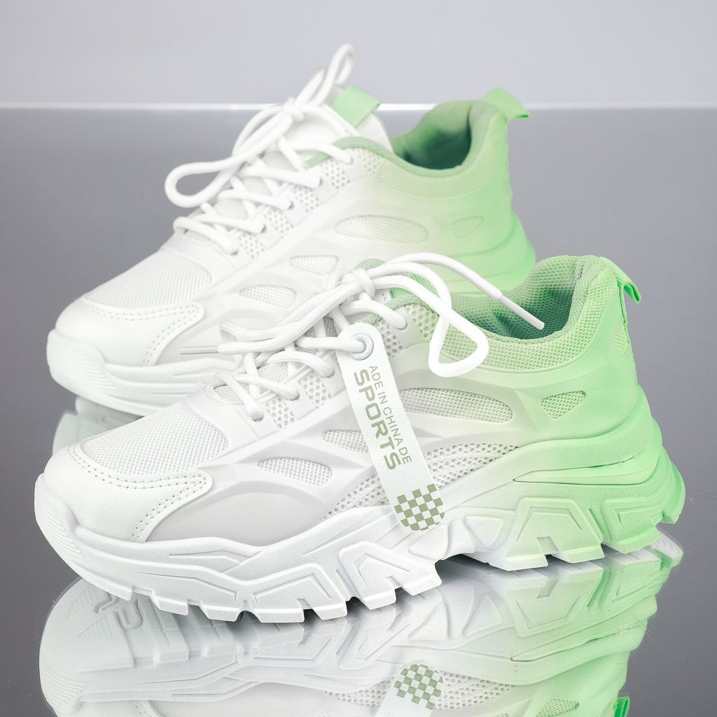 Дамски спортни обувки Tana Зелено #13617