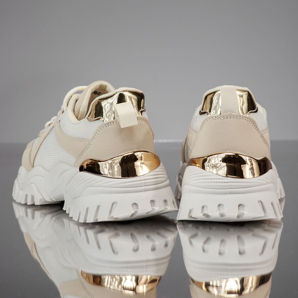 Дамски спортни обувки Nyra Бежово #13852