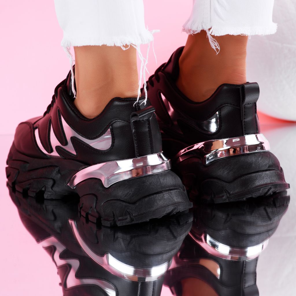 Дамски спортни обувки K4 Черен #6942M