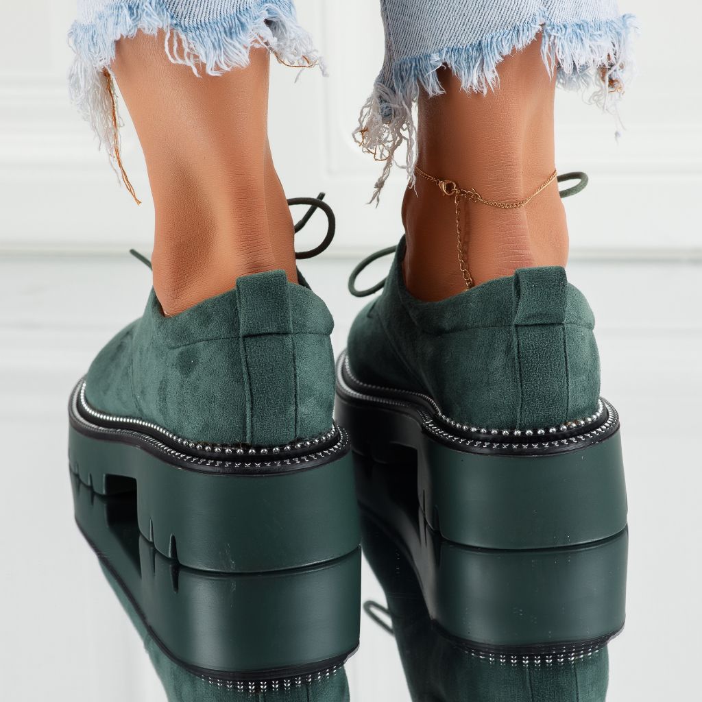 дамски ежедневни обувки Chanter зелено #7395M