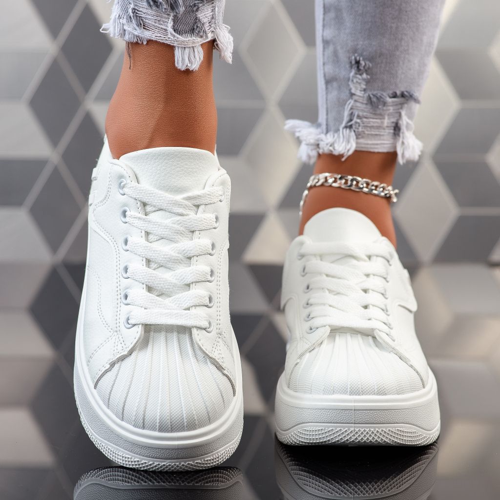 Дамски спортни обувки Geneva Бяло #12034