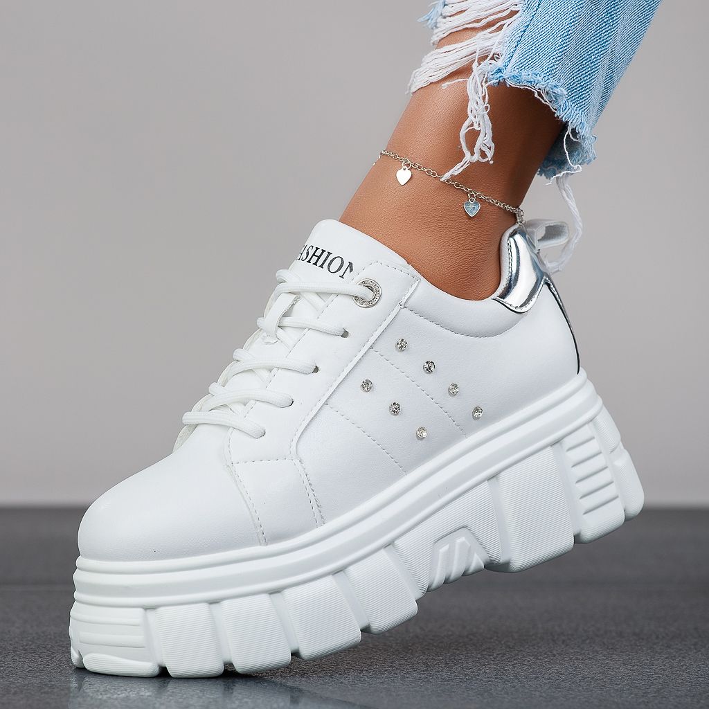 Дамски спортни обувки Gizeh Бяло #12441