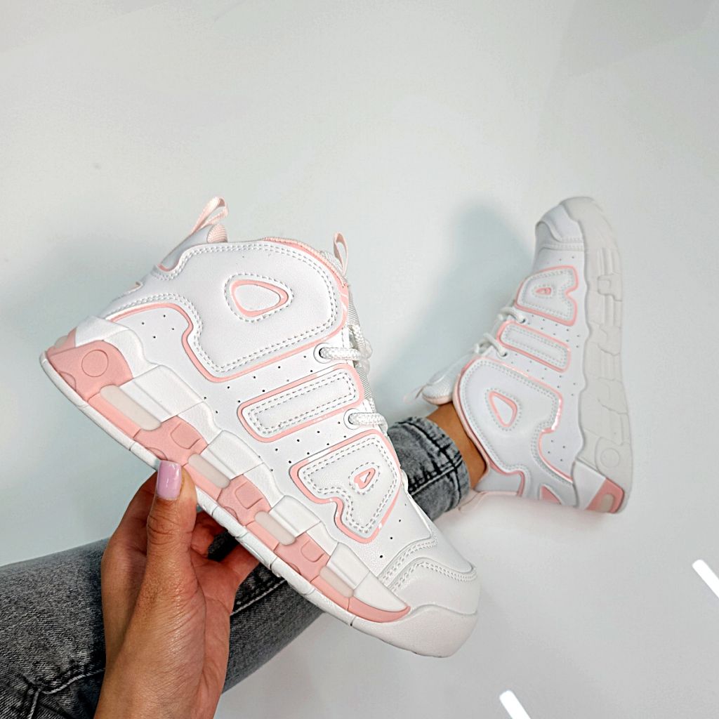 Унисекс спортни обувки True бяло/розово #13377