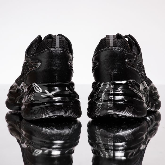 Дамски спортни обувки Естествена кожа Daria черен #13473