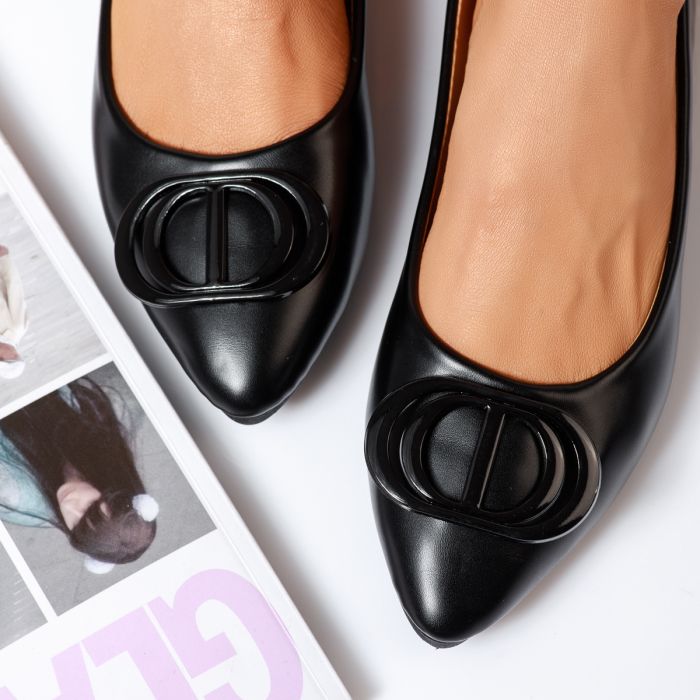Обувки за балеринки Agnes черен #13995