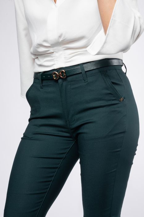 Всекидневен Дамски Панталон Roxana Зелени #A410