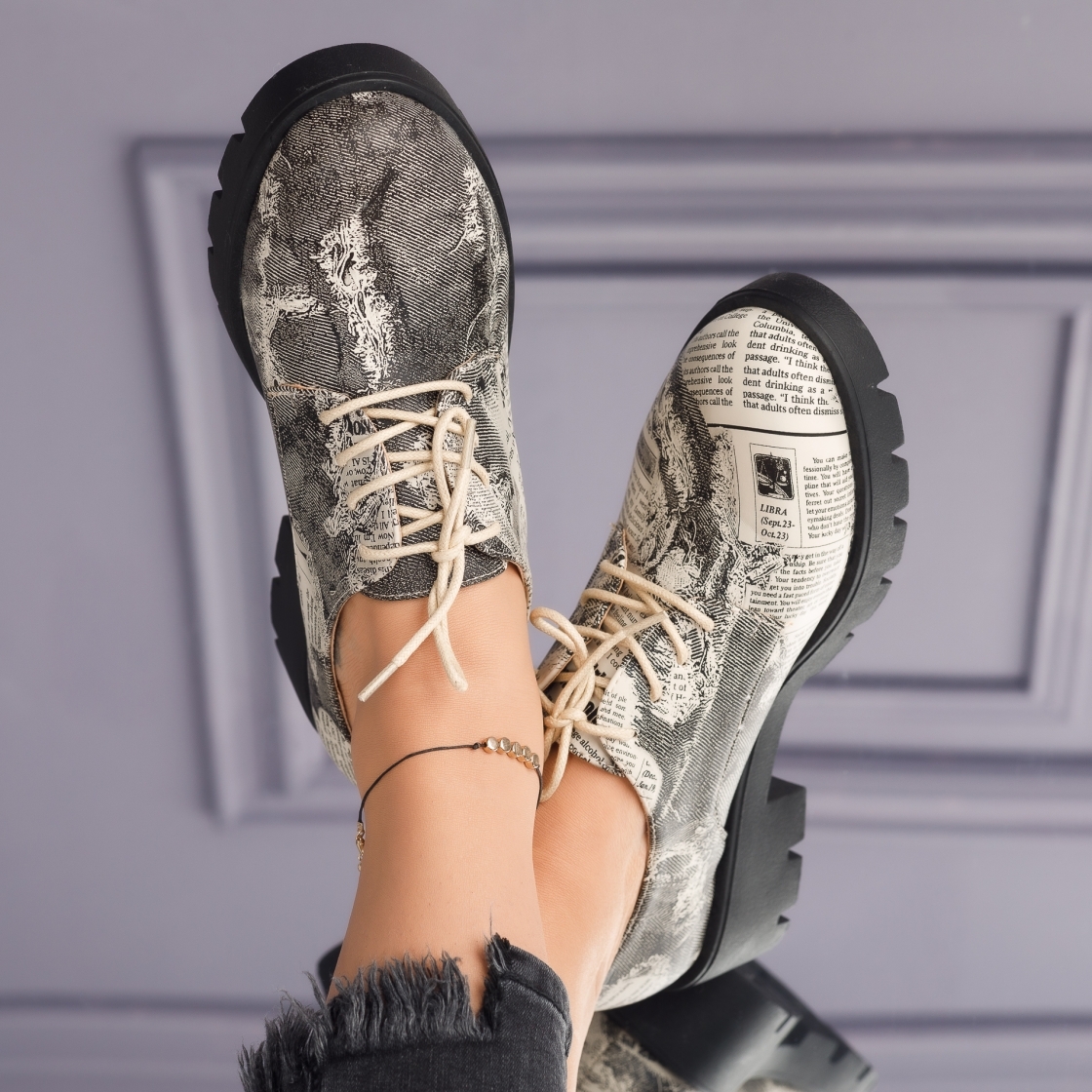дамски ежедневни обувки Stefania бежово #4102M