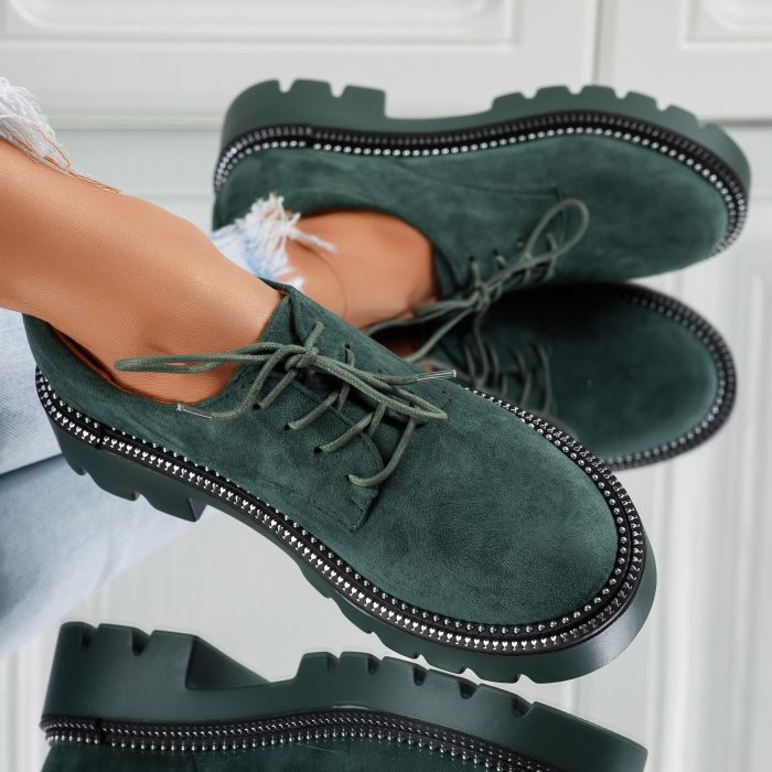 дамски ежедневни обувки Chanter зелено #7395M