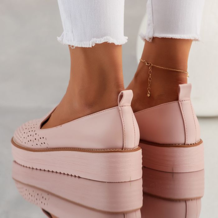 Ежедневни дамски обувки Valeria розово #10036