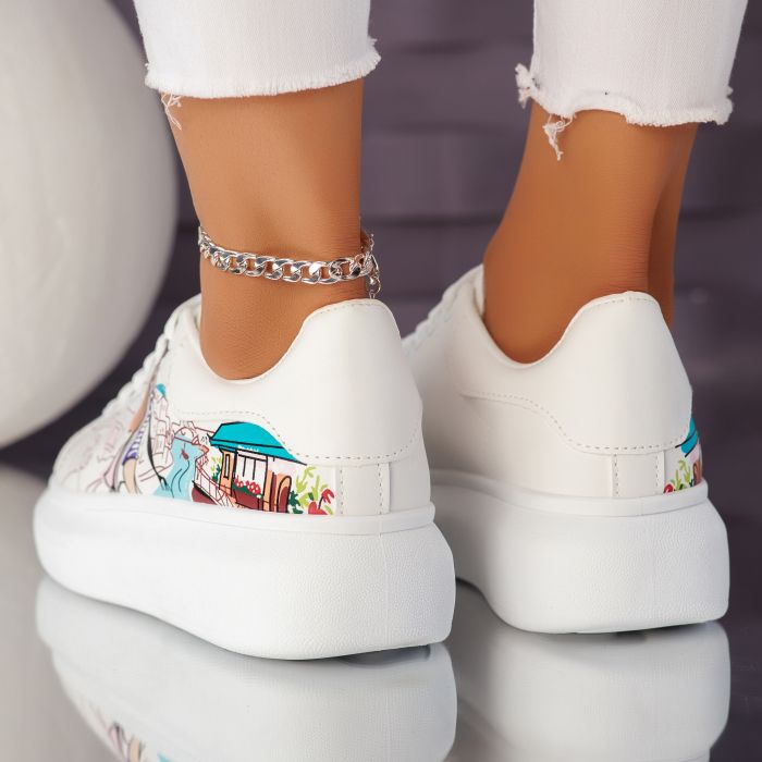 Дамски спортни обувки Elize Бяла #10524