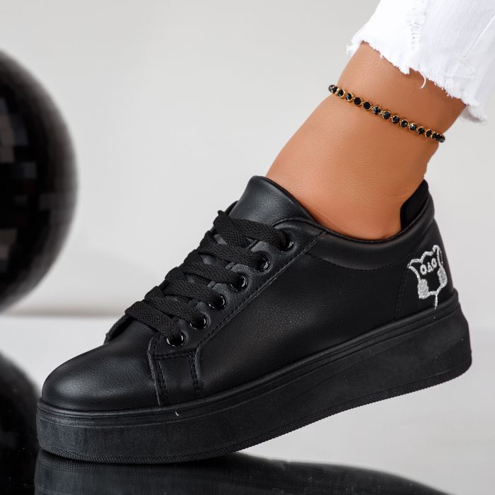 Дамски спортни обувки Carter черен/Сребро #12044