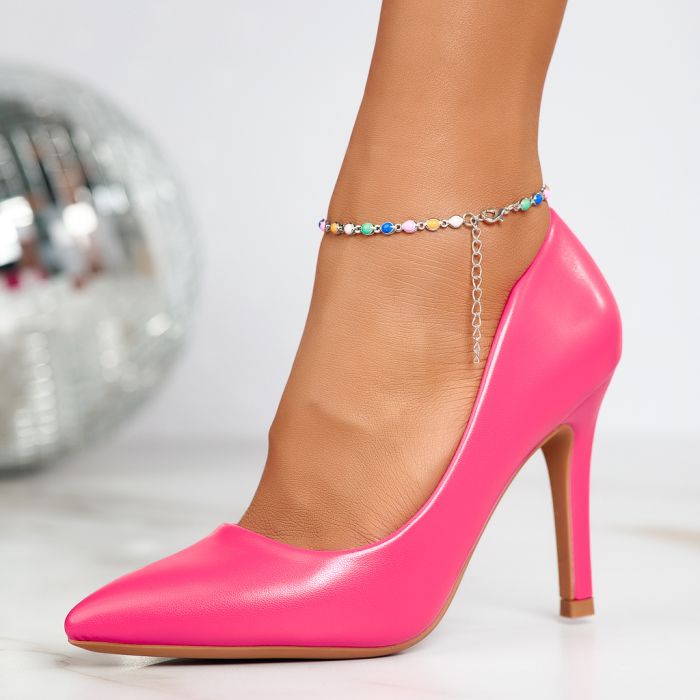 Дамски обувки с ток Suzy Фуксия #12379