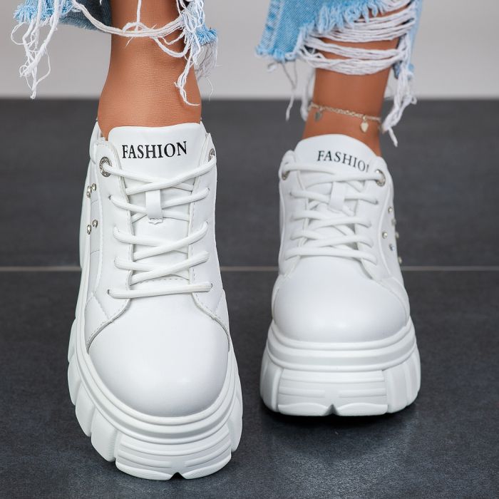 Дамски спортни обувки Gizeh Бяло #12441