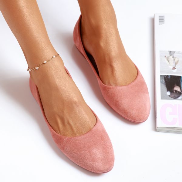 Обувки за балеринки  Anastasia Розово #14063