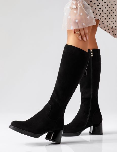 Cizme Dama Scurte Olivia Negre #17363