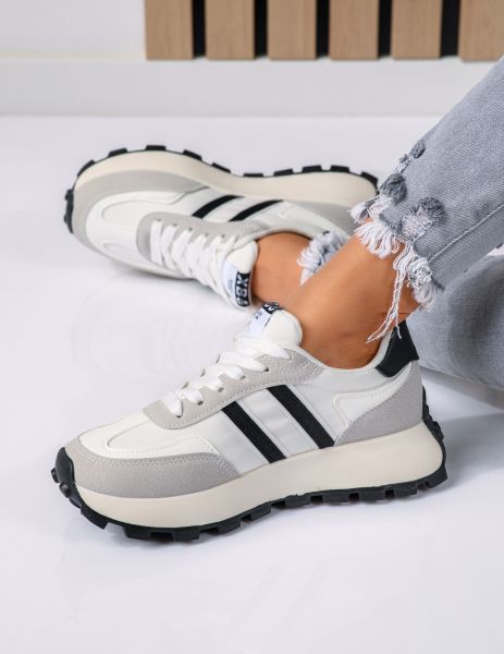 Adidasi dama negri din piele ecologica Bia #18666