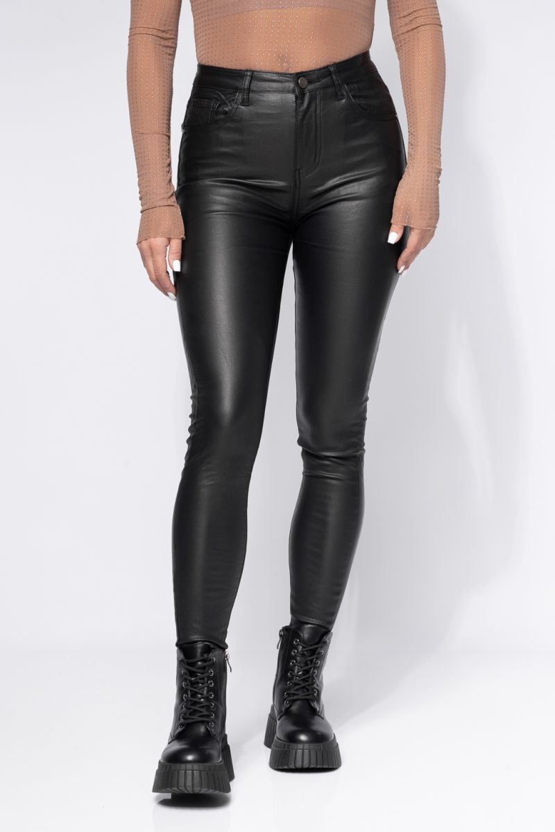 Pantaloni Cerati Dama Vatuiti Leila2 Negri #A614