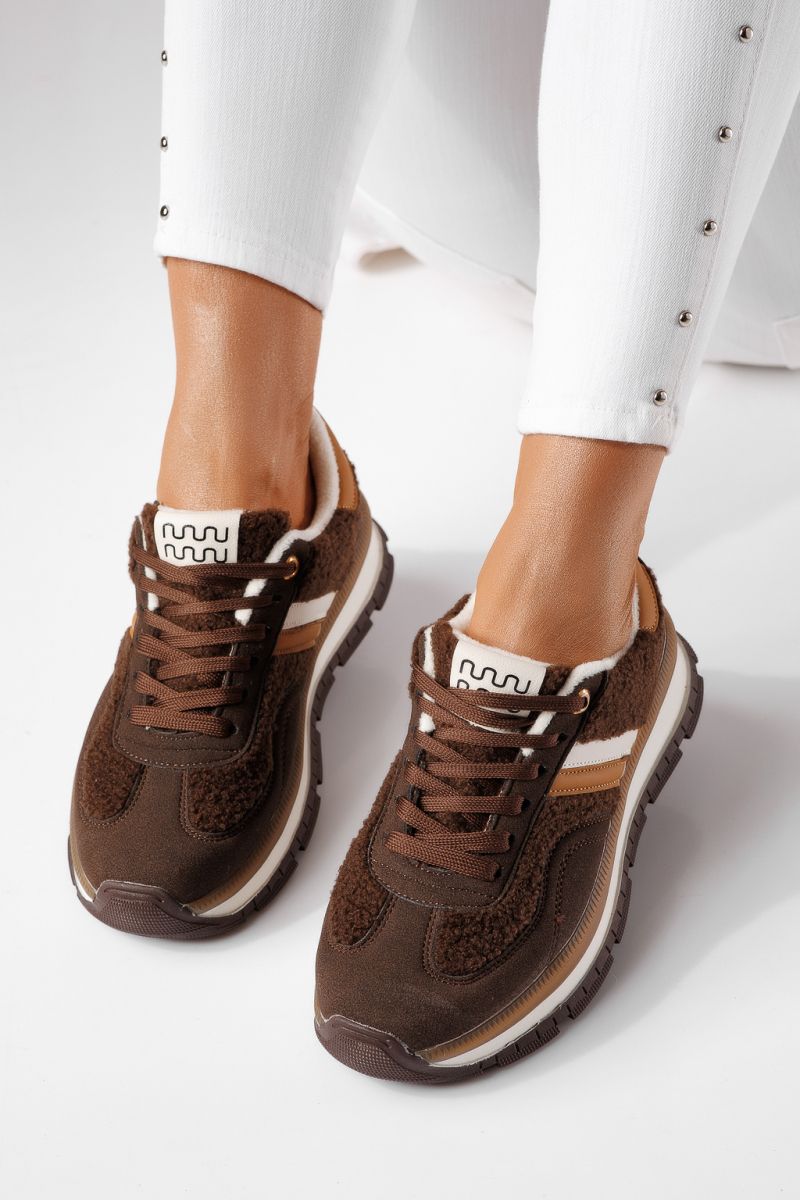 Adidasi dama vatuiti maro din piele ecologica intoarsa Leila #23043