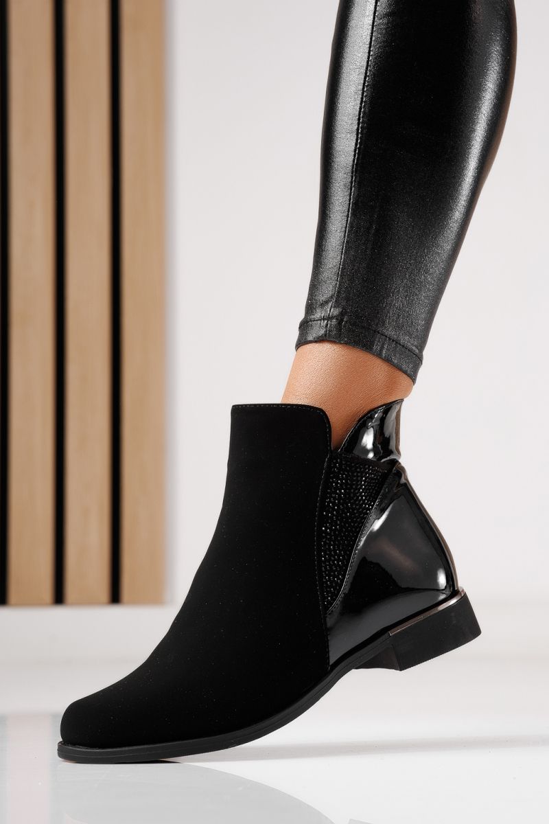 Ghete Dama  îmblanite Abigail Negre #12589