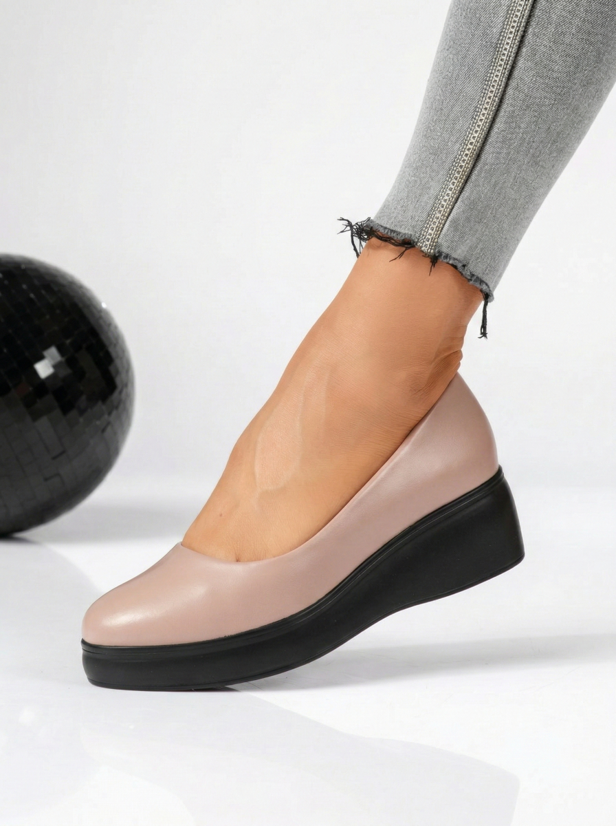 Pantofi Casual Dama Heaven Bej #17055