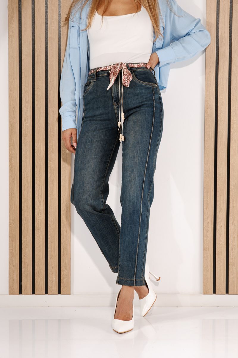 Blugi Skater Fit Dama Isara Albastri #A1436