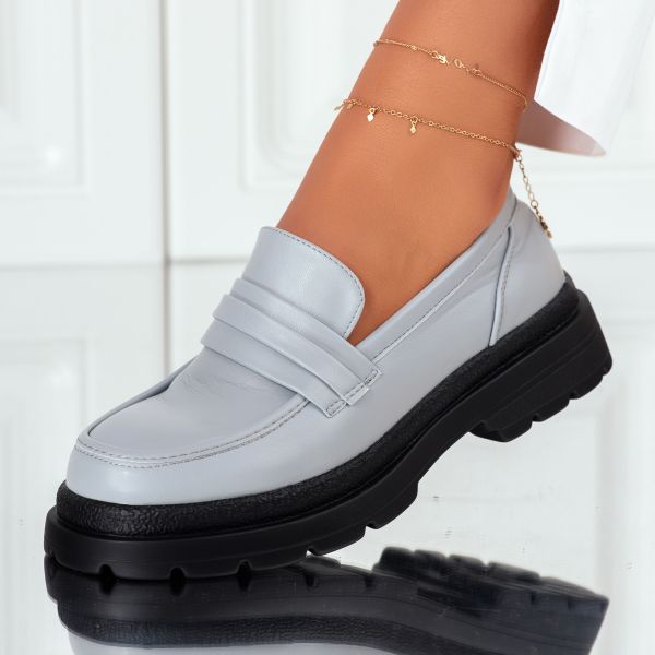 Pantofi Casual Dama Mariah Gri #9095