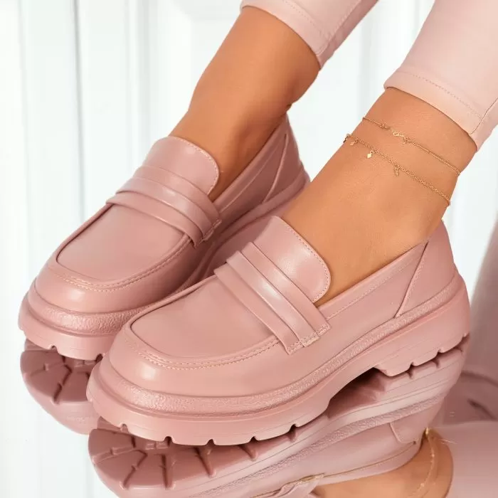 Pantofi Casual Dama Mariah Nude #9098
