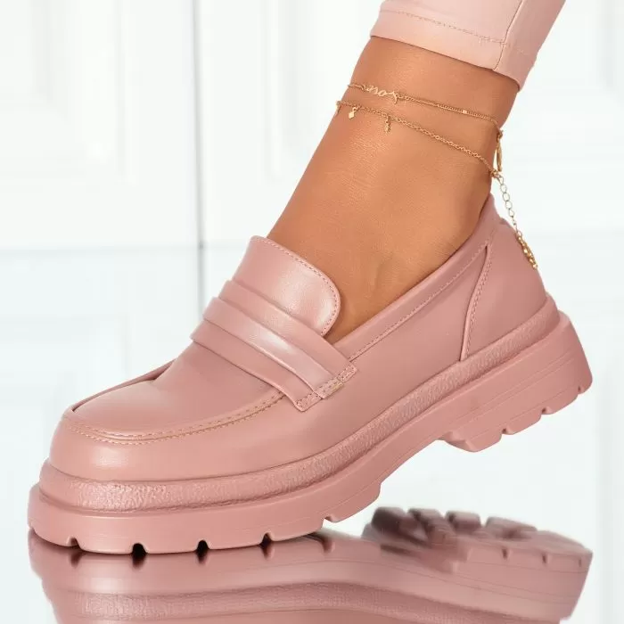 Pantofi Casual Dama Mariah Nude #9098