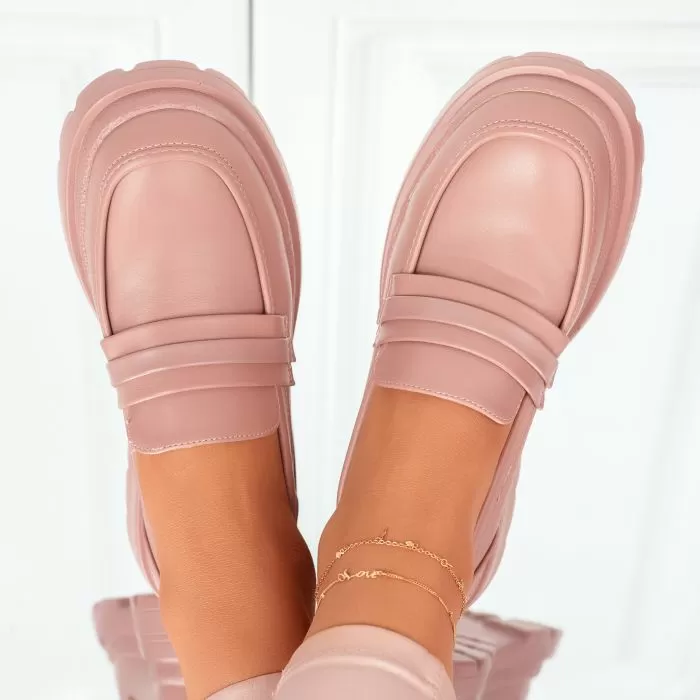 Pantofi Casual Dama Mariah Nude #9098