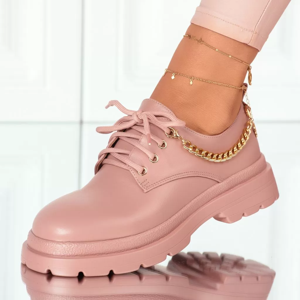 Pantofi Casual Dama Samara Nude #9108