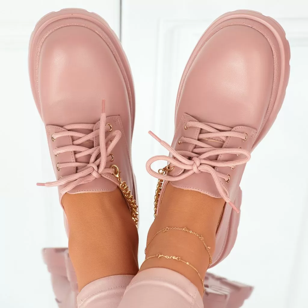 Pantofi Casual Dama Samara Nude #9108