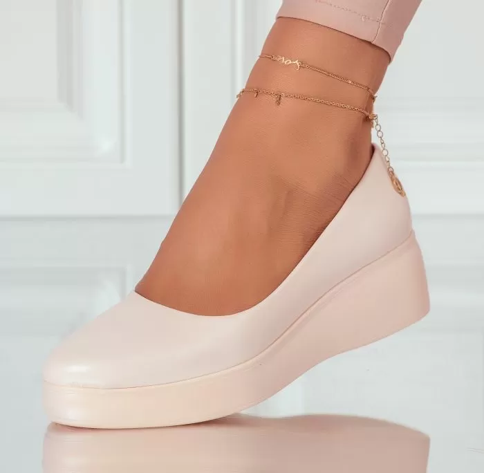 Pantofi Casual Dama Heaven Bej #9134