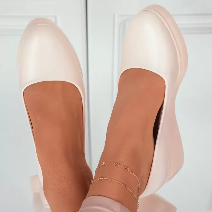 Pantofi Casual Dama Heaven Bej #9134