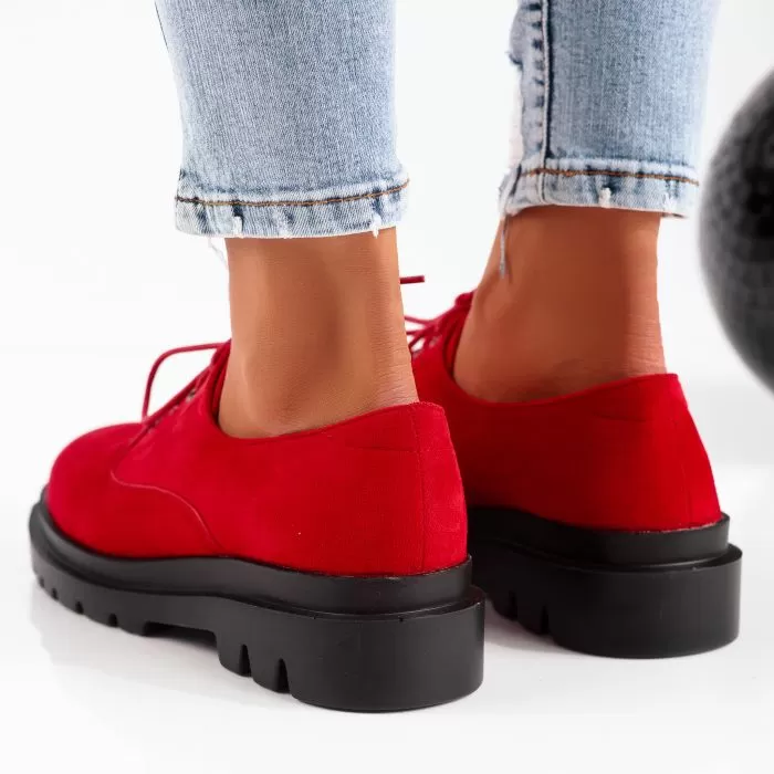 Pantofi Casual Dama Arianna Rosii #9271