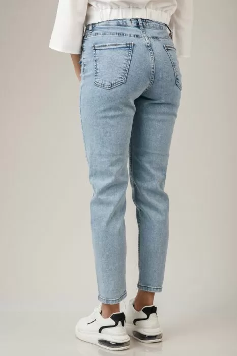 Blugi Boyfriend Dama London Albastri #A170