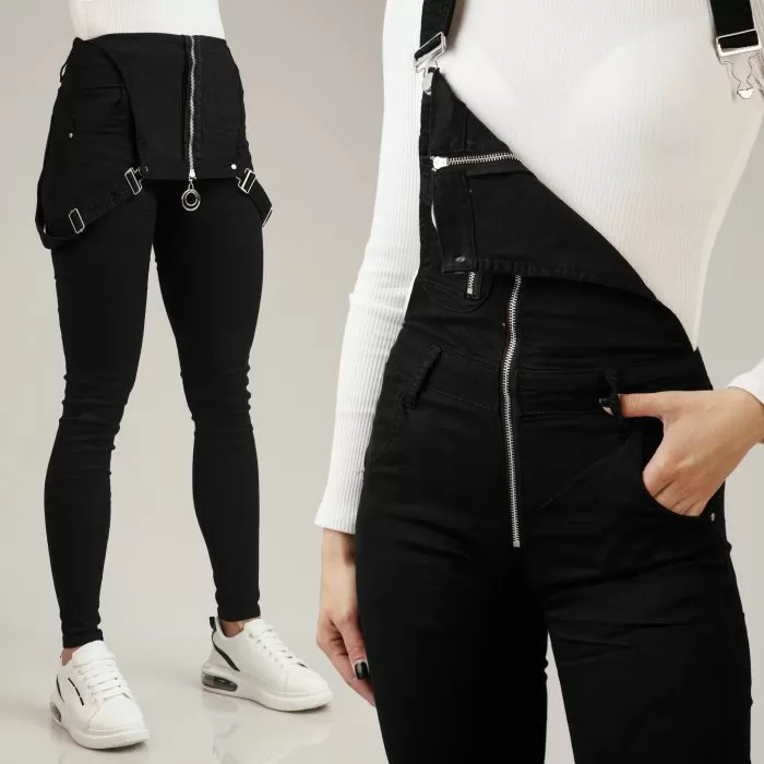 Salopeta Dama Ariel Neagra #A175
