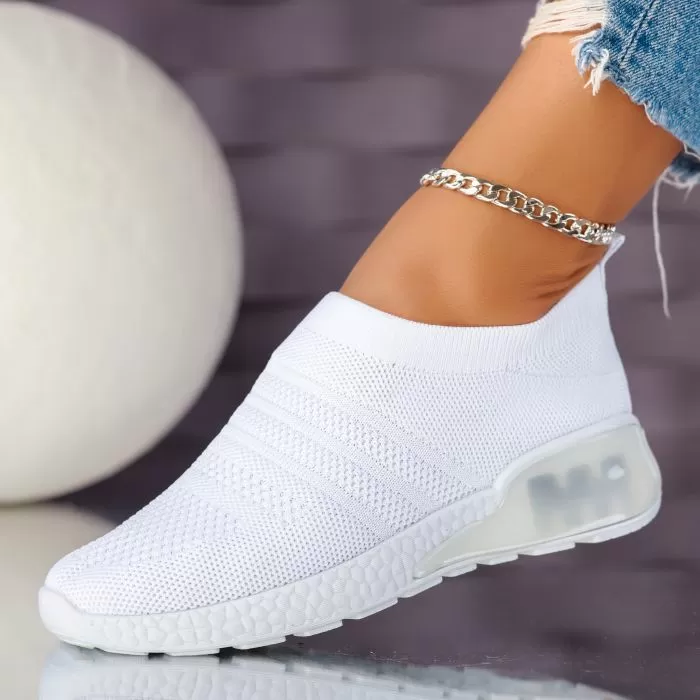 Cassey Női Fehér Sportcipő #10768