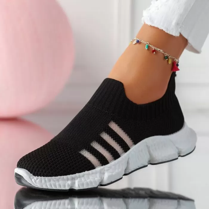 Vicky Női Fekete Sportcipő  #11190