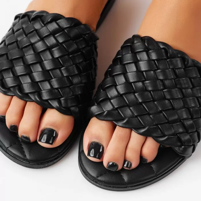 Papuci Dama Juliet Negre #11447