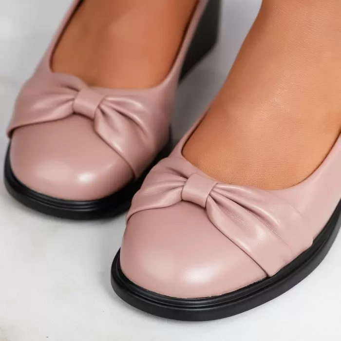 Pantofi Casual Dama cu Platforma Elena Bej #12340
