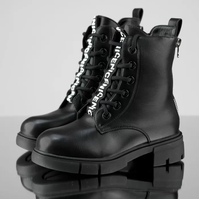 Ghete Copii Addison Negre #12636