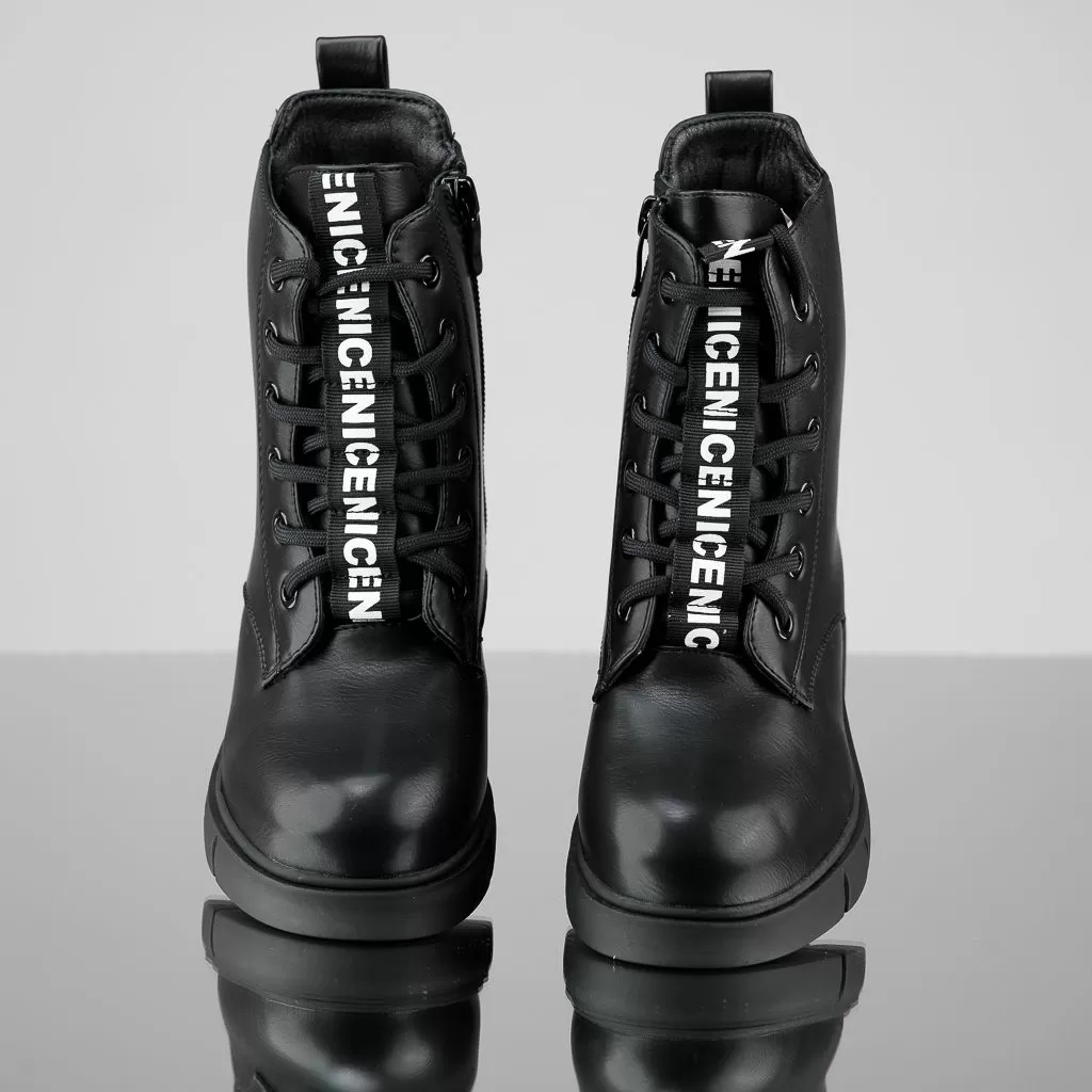 Ghete Copii Addison Negre #12636
