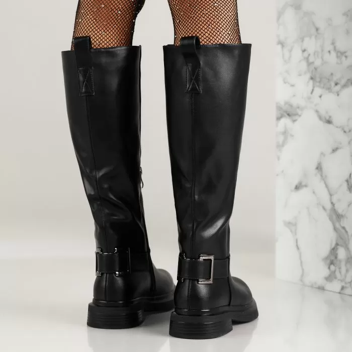 Cizme Scurte Dama Daisy Negre #12693
