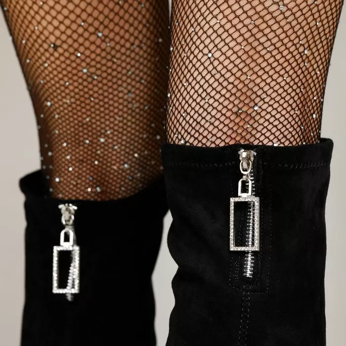 Cizme Lungi Dama Noah2 Negre #12789