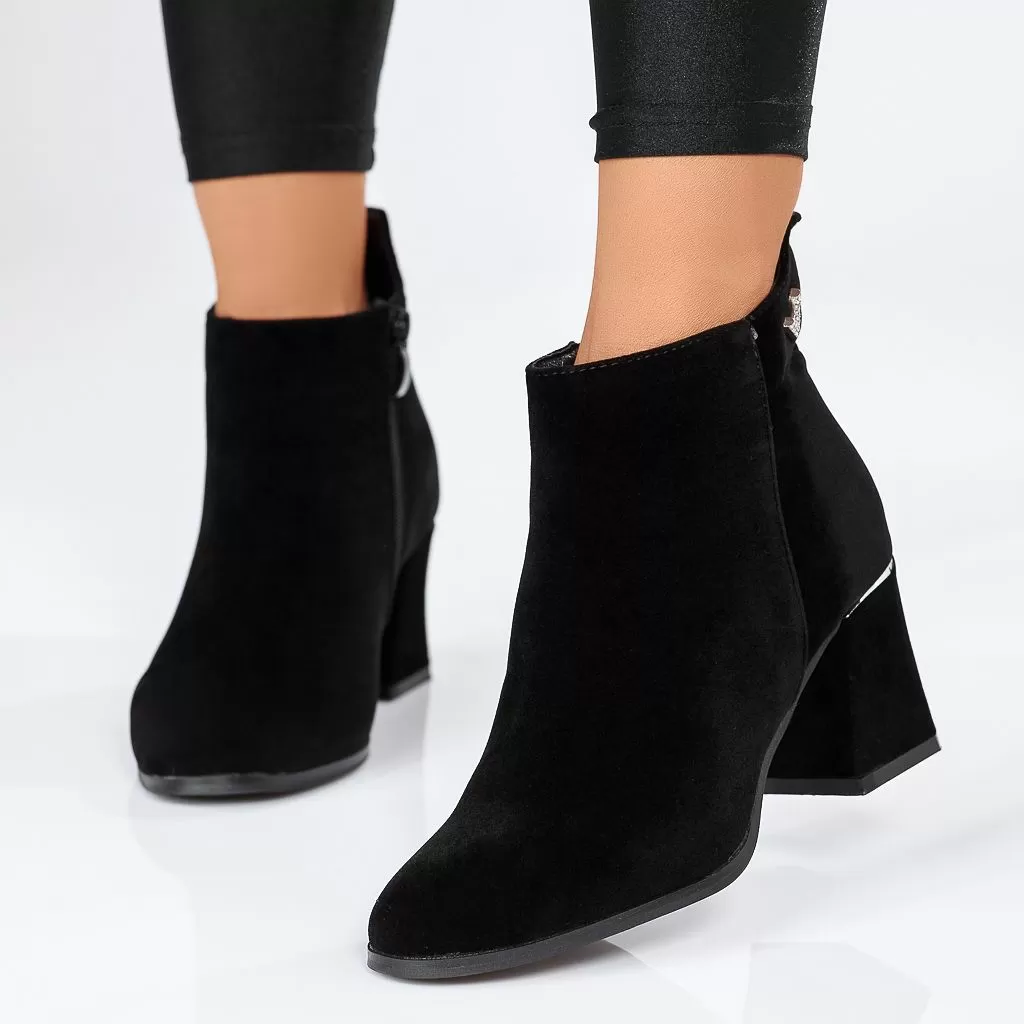 Botine Dama Ophelia Negre #12906
