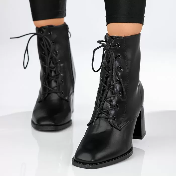 Botine Dama Gracie Negre #17116