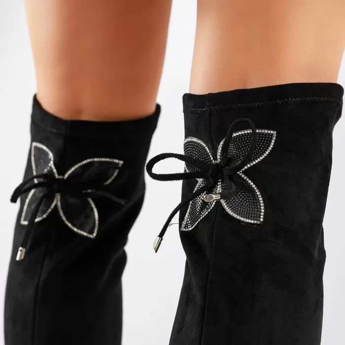 Cizme Lungi Dama Bella Negre #13226