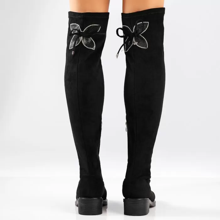 Cizme Lungi Dama Bella Negre #13226
